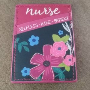 Cell phone card holder